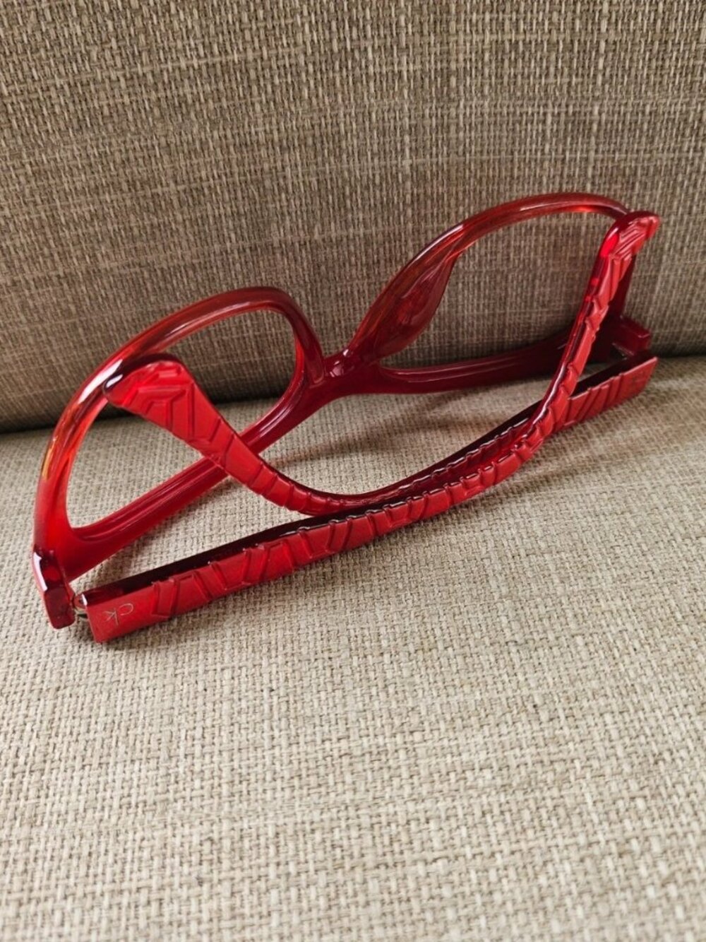Calvin Klein Women Glasse Frame Red Tone Eyewear CK3168S Eyeglasses Frame only - Picture 6 of 12